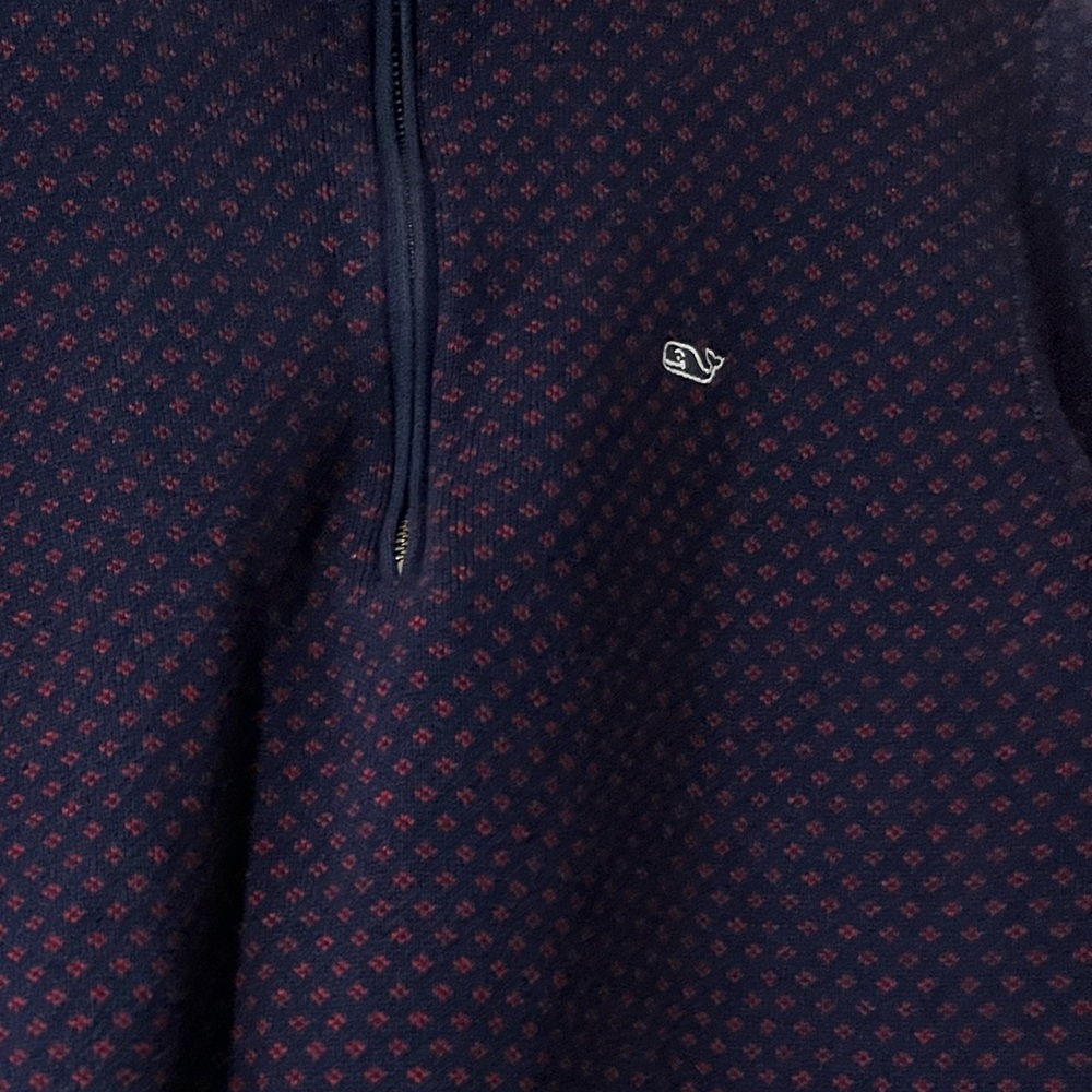 Vineyard Vines Half-Zip Patterned Sweater - image 5